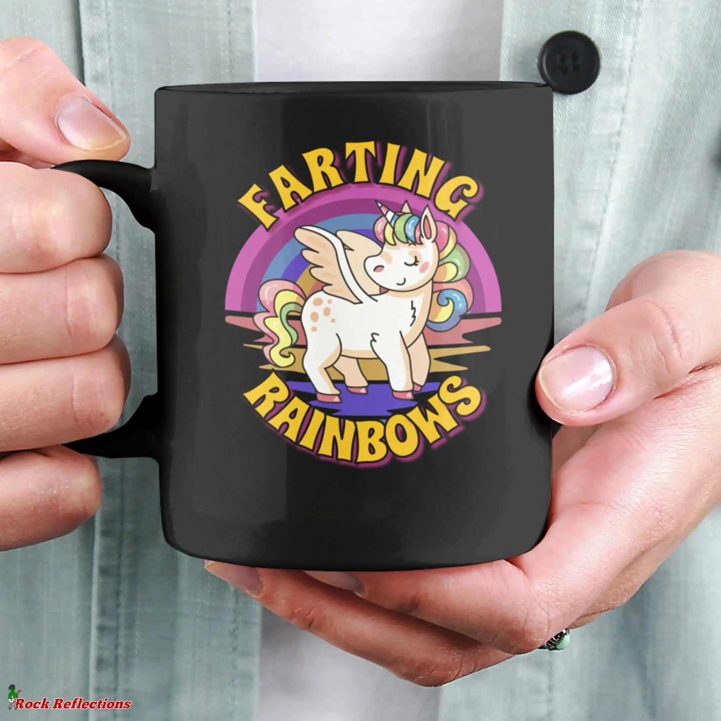 Unicorn - Farting Rainbows Mug SPOD
