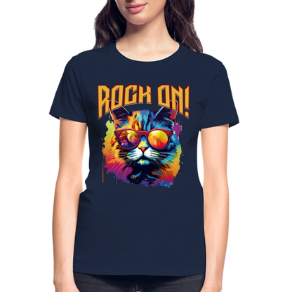 Rock On! Cat T-Shirt SPOD