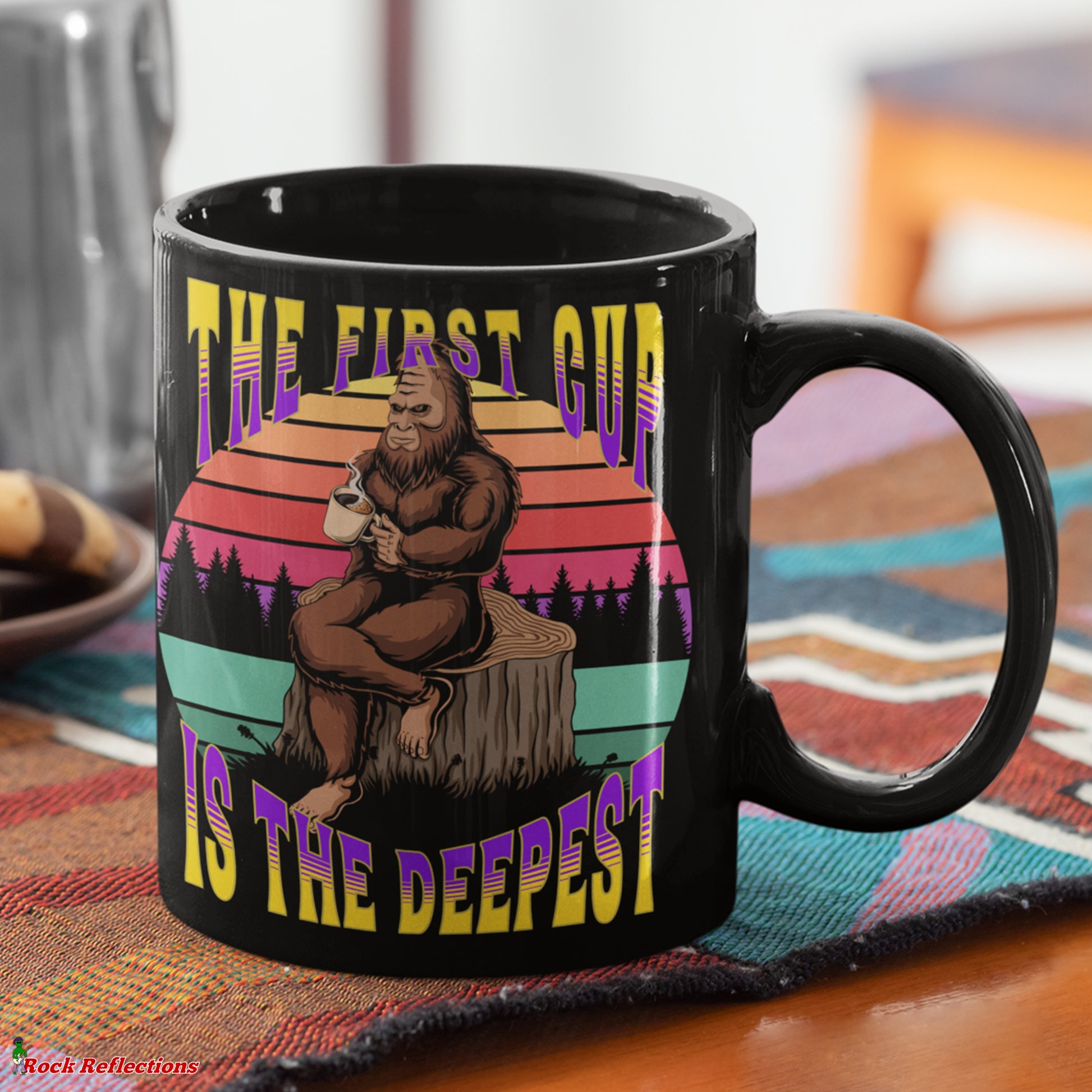 First Cup Is The Deepest Black Mug CustomCat