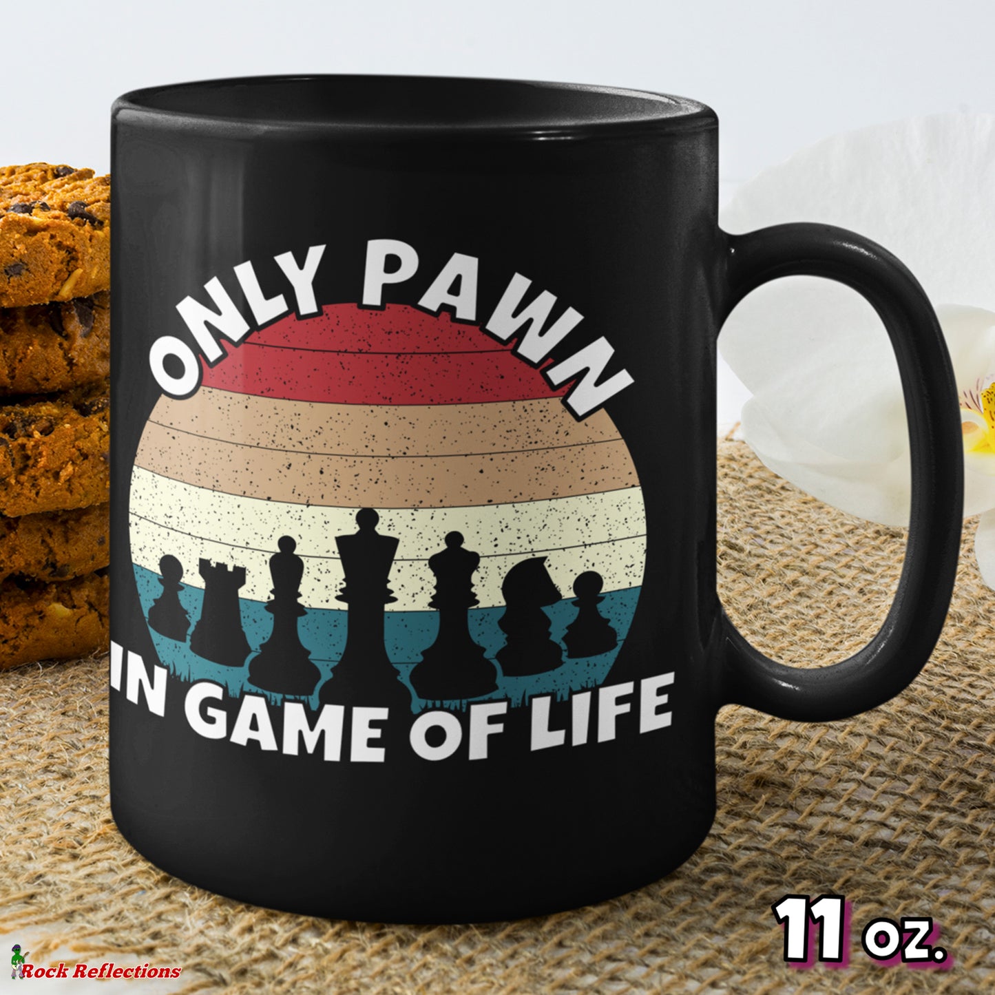 Only Pawn Black Mug CustomCat