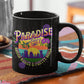 Paradise City Black Mug CustomCat