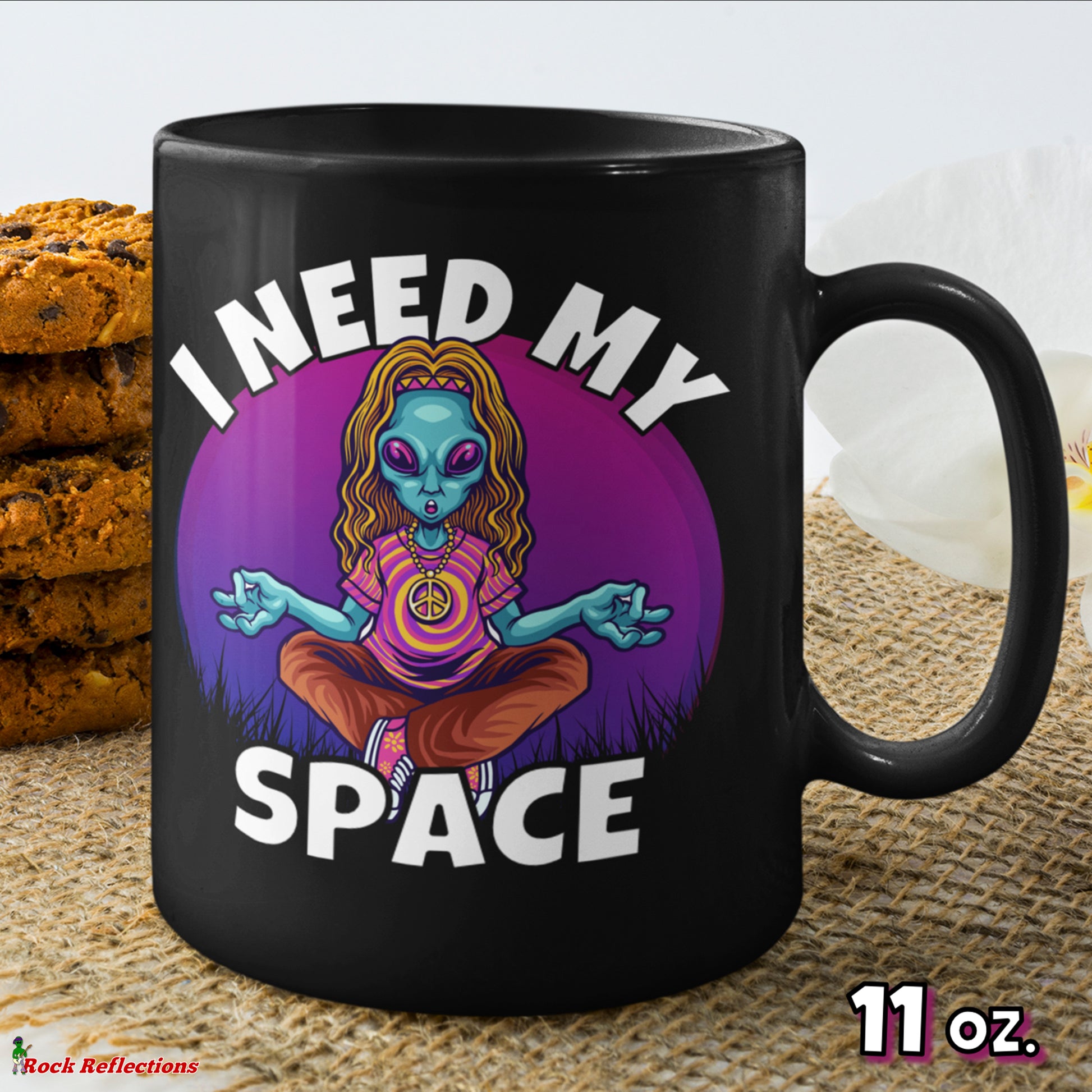 Alien - I Need My Space Black Mug CustomCat