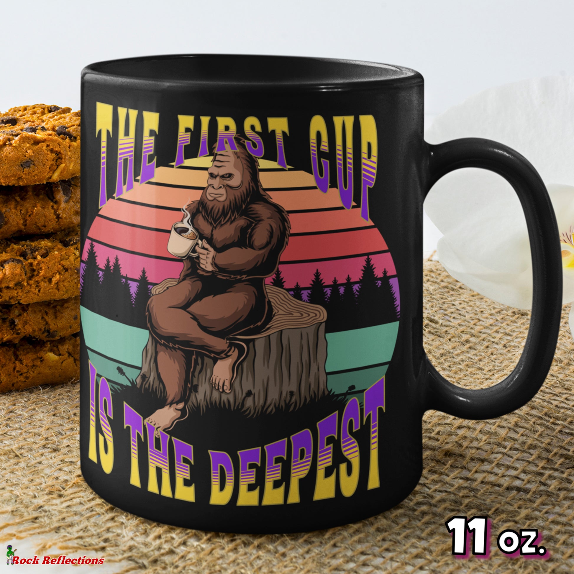 First Cup Is The Deepest Black Mug CustomCat