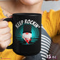 Keep Rockin' Gnome Black Mug CustomCat