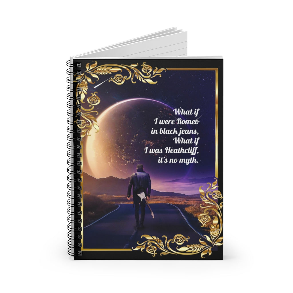 Romeo In Black Jeans Journal & Notebook Printify