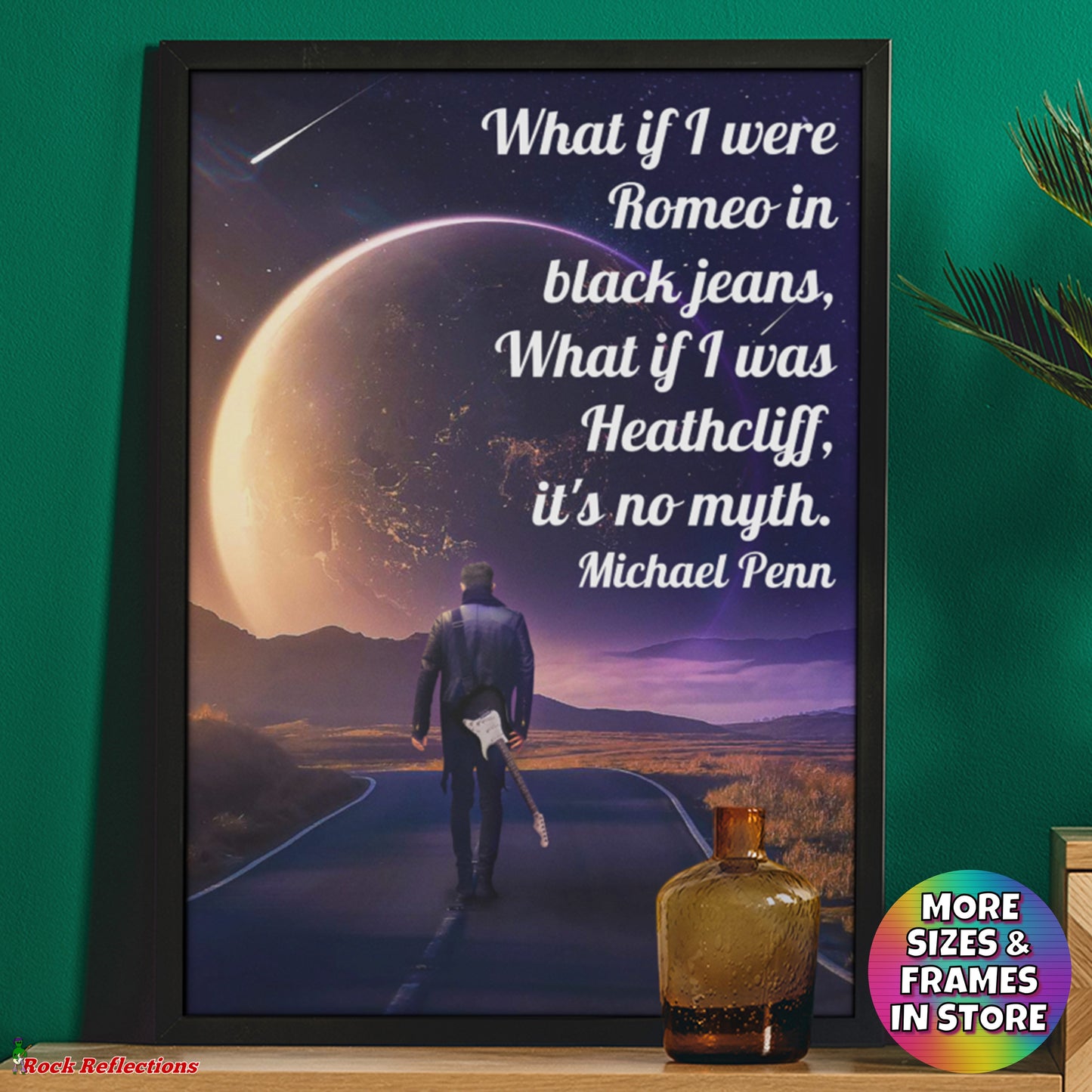 What If I Were - Music Quote Framed Print Gelato