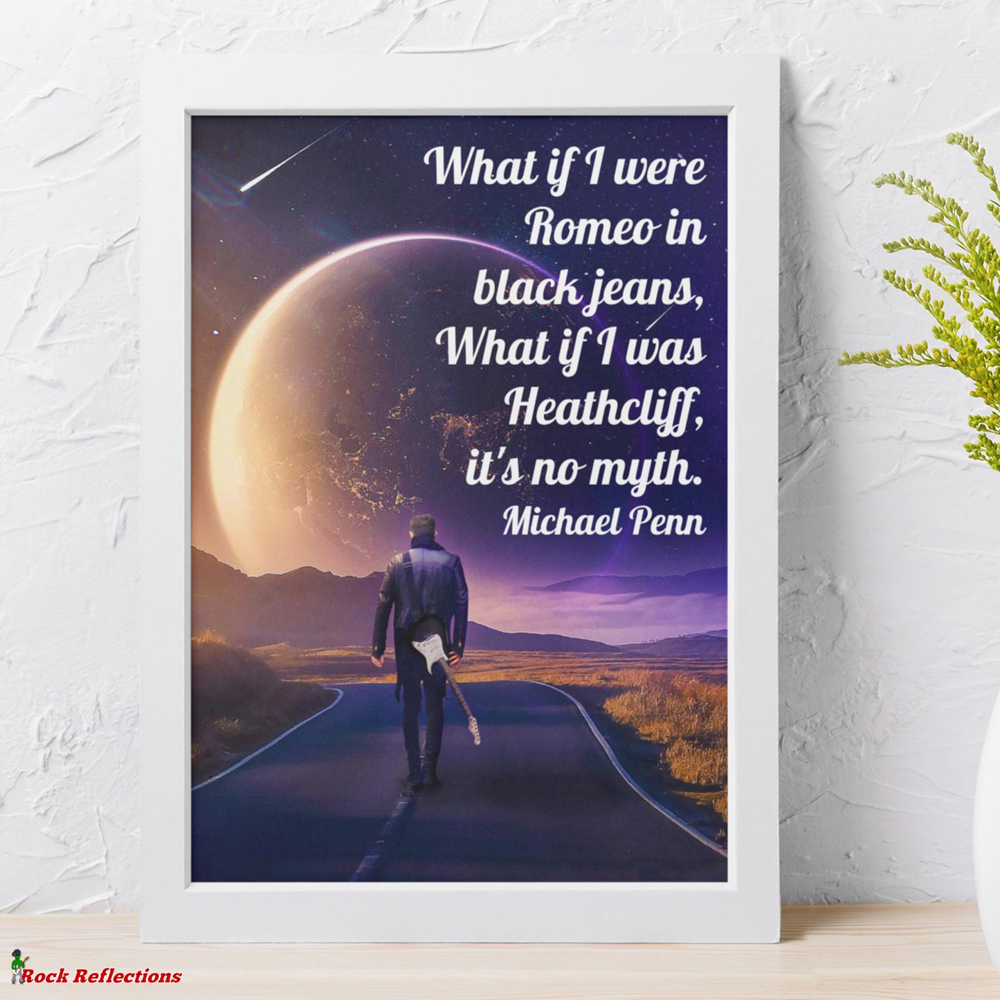 What If I Were - Music Quote Framed Print Gelato