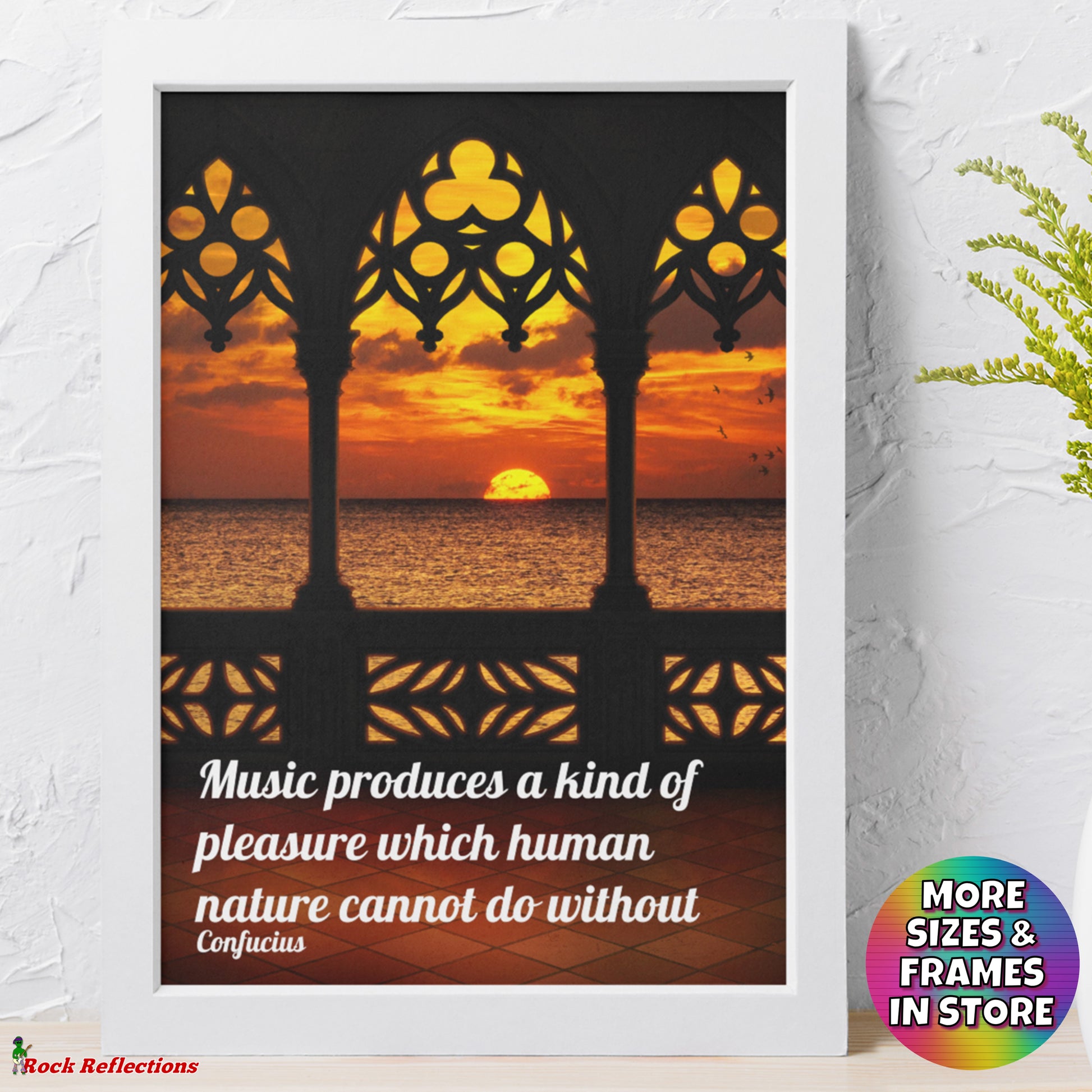 Human Nature - Music Quote Framed Print Gelato