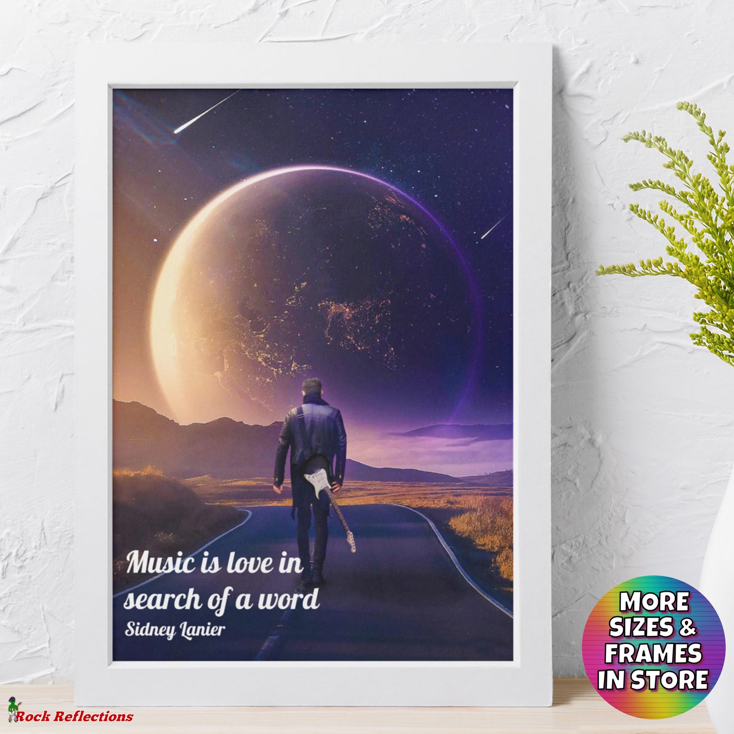 Love In Search - Music Quote Framed Print Gelato