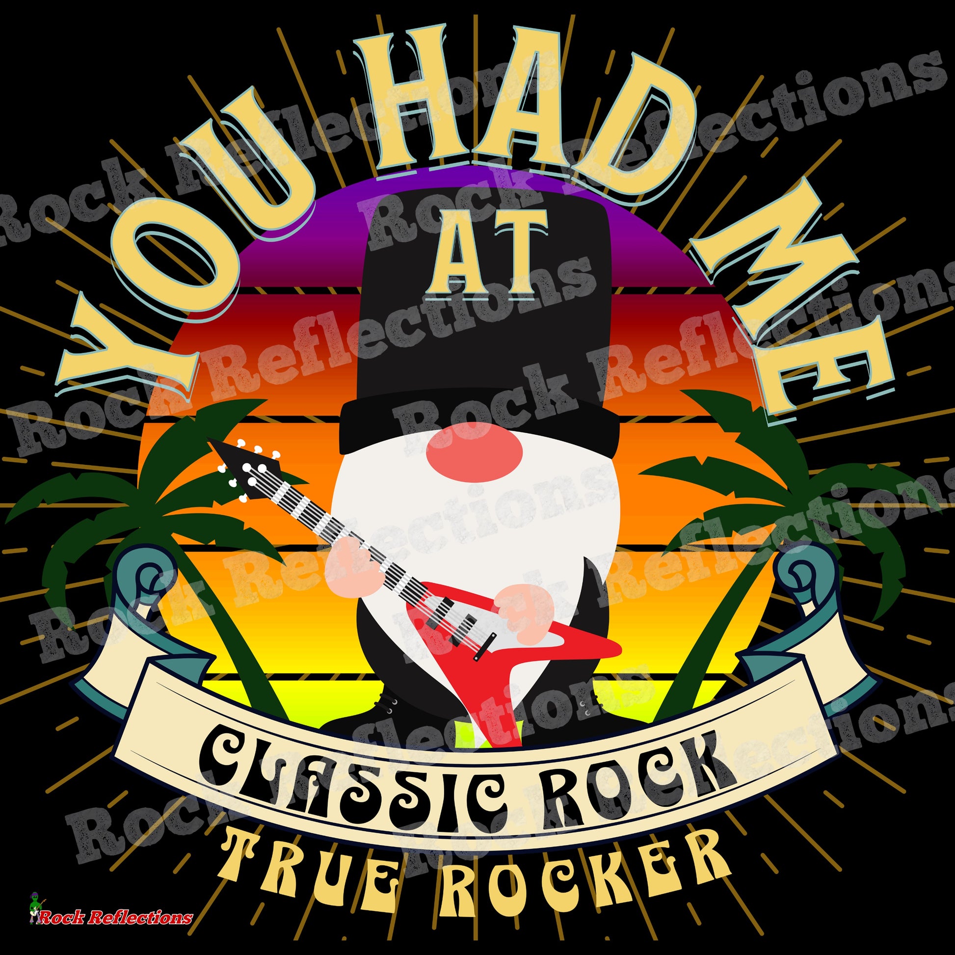 Gnome Had Me At Classic Rock T-Shirt SPOD