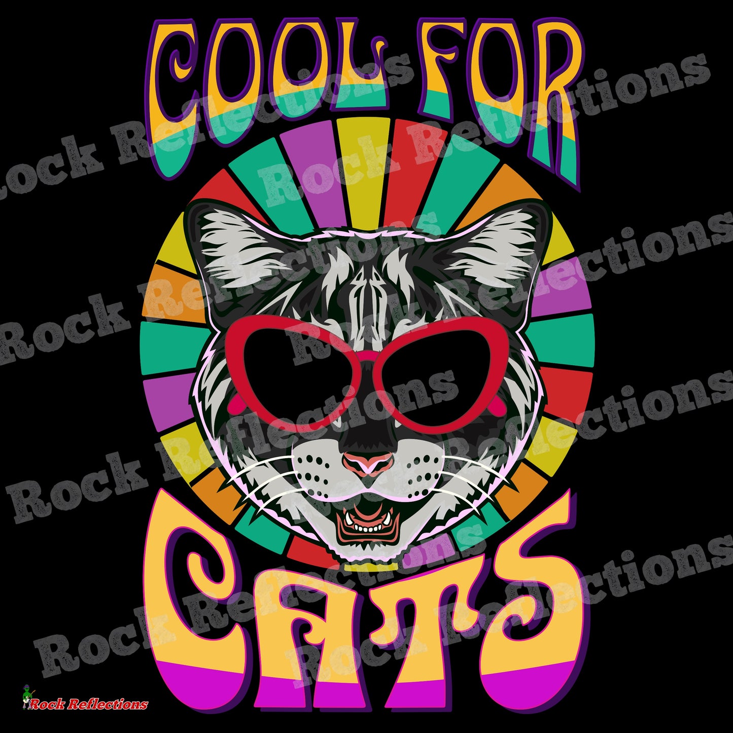 Cool For Cats Black Mug CustomCat