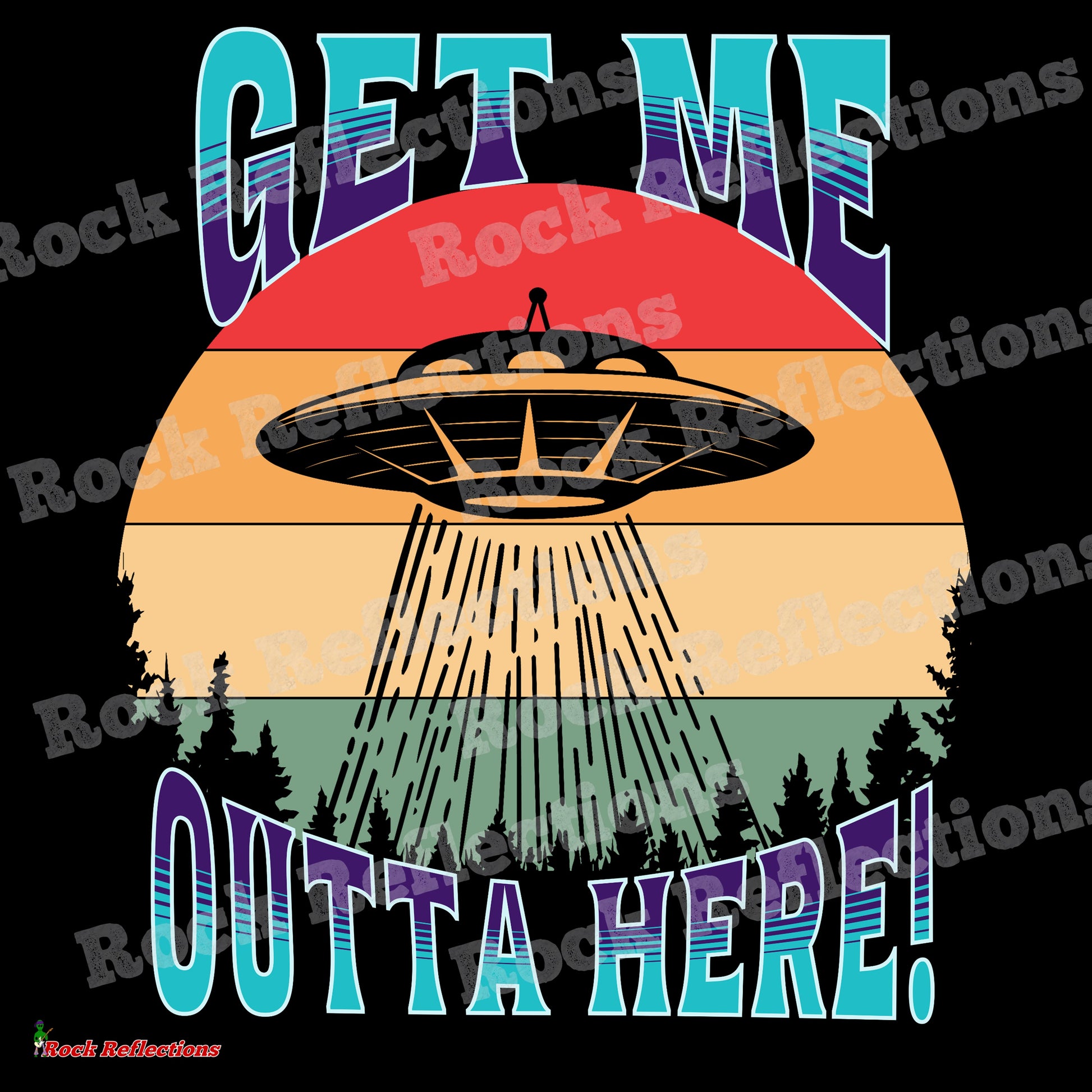 UFO Get Me Outta Here T-Shirt SPOD