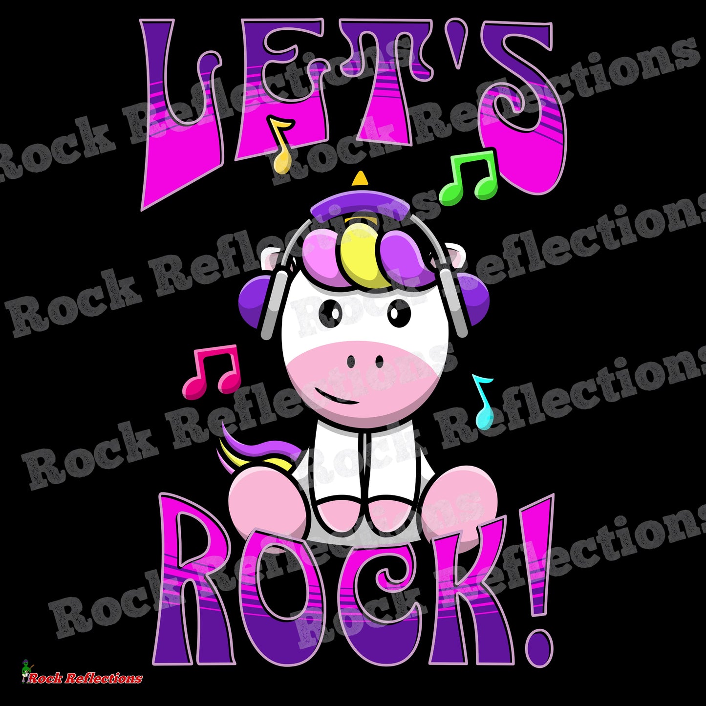 Let's Rock Unicorn - Purple SPOD