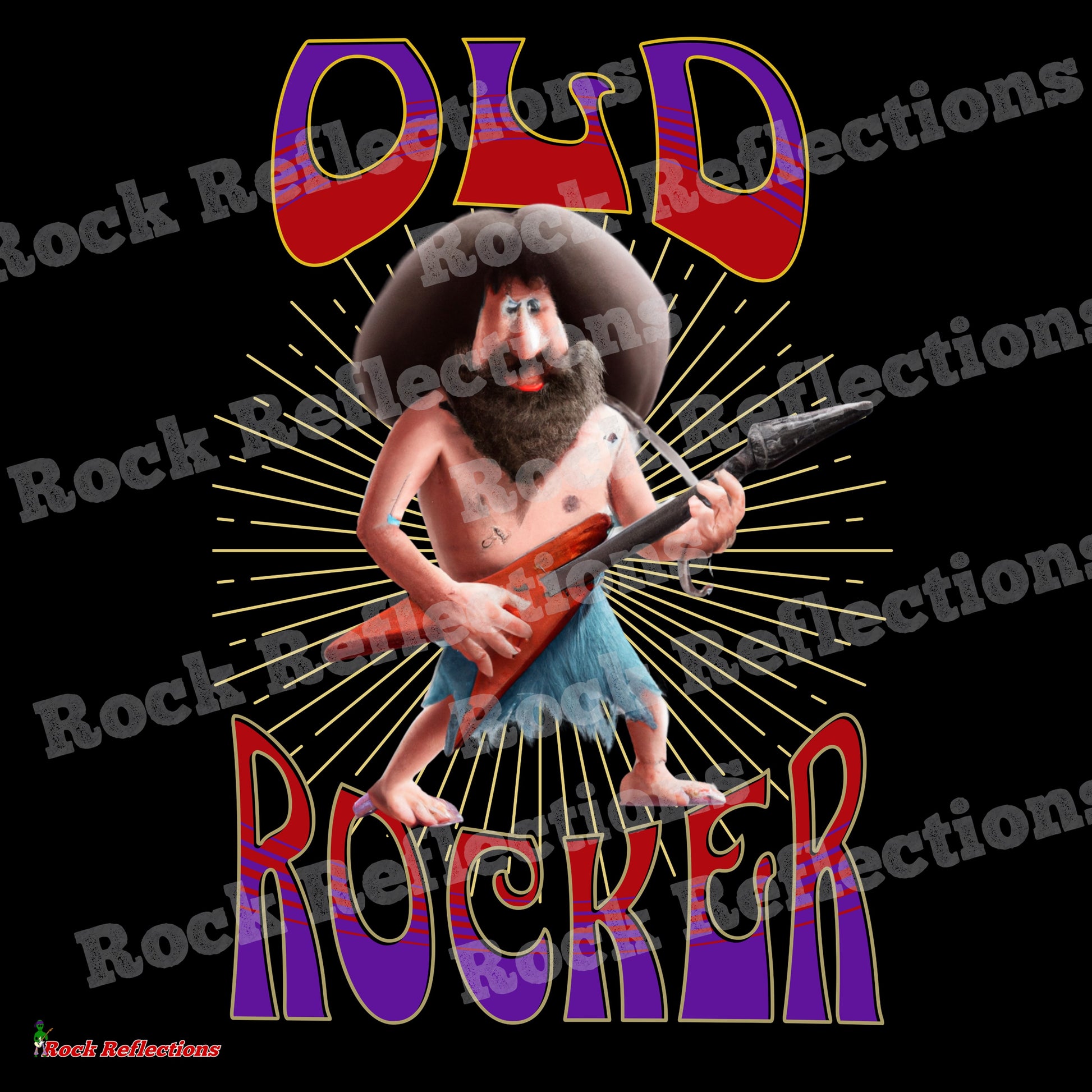 Old Rocker Cavemen T-Shirt SPOD