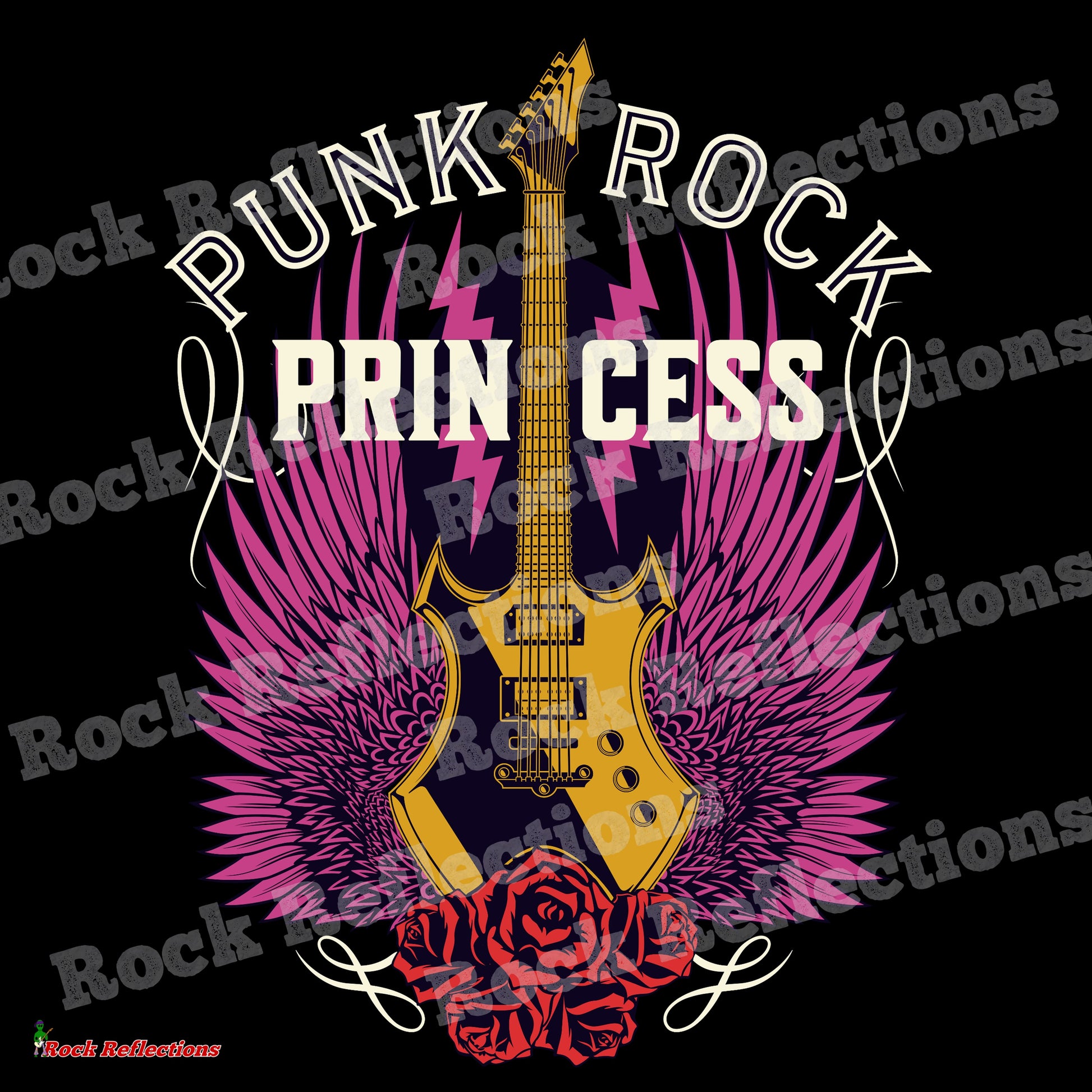 Punk Rock Princess Black Mug CustomCat