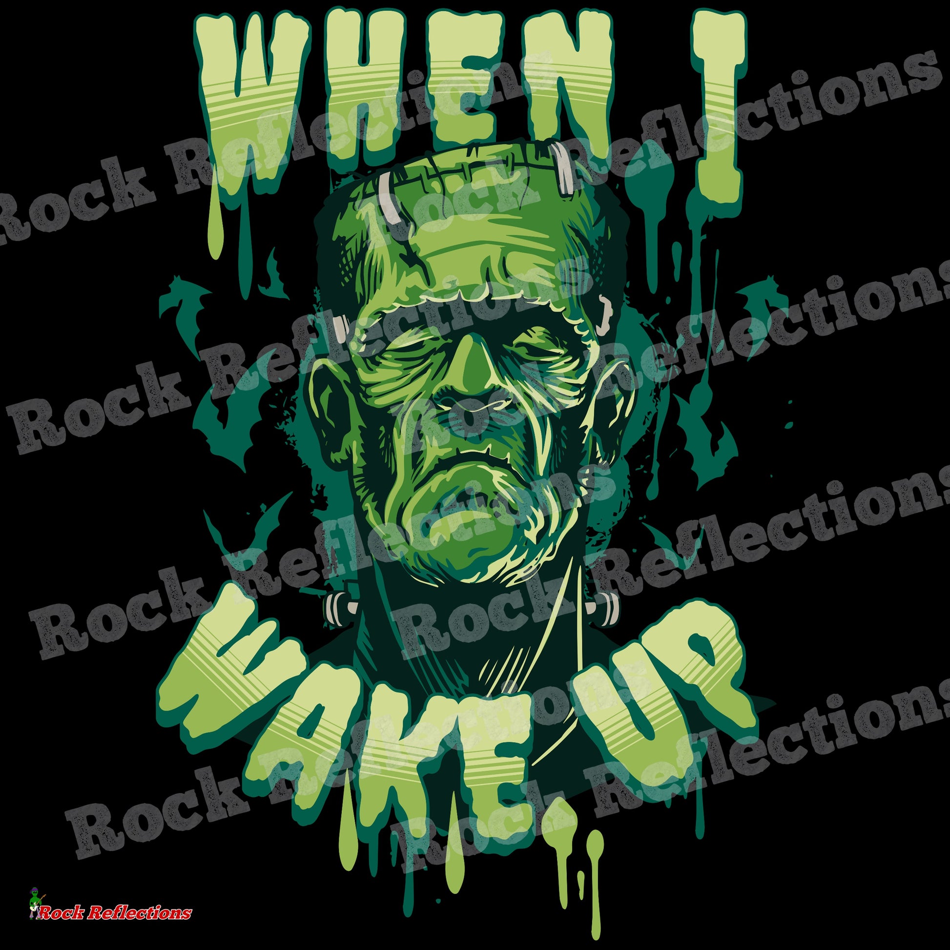Frankenstein Wake Up T-Shirt SPOD