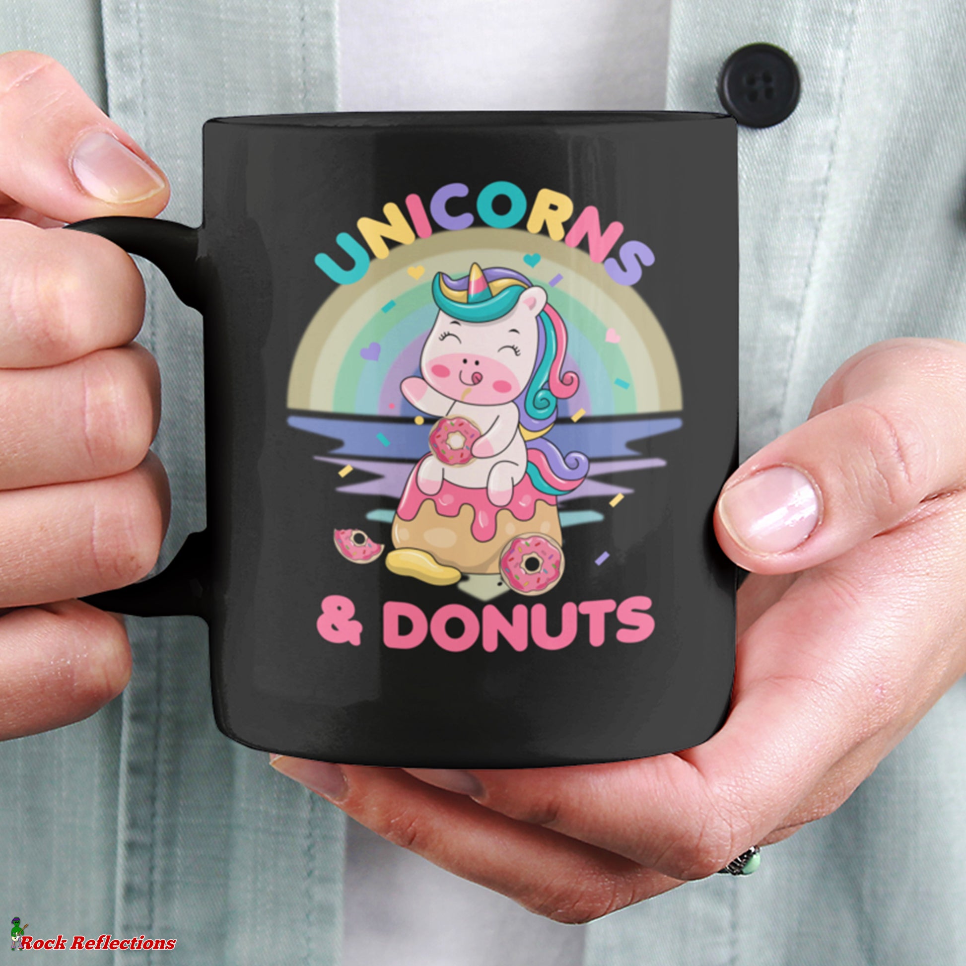 Unicorns & Donuts Mug SPOD