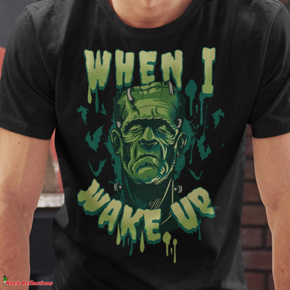 Frankenstein Wake Up T-Shirt SPOD