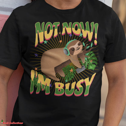 Busy Sloth T-Shirt SPOD