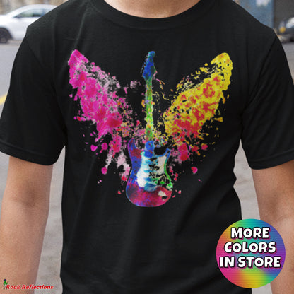 Flying Guitar T-Shirt SPOD