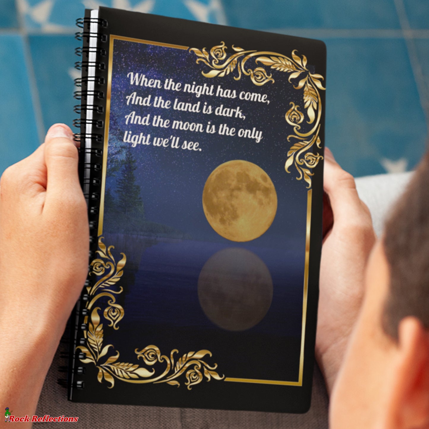 When The Night Journal & Notebook Printify