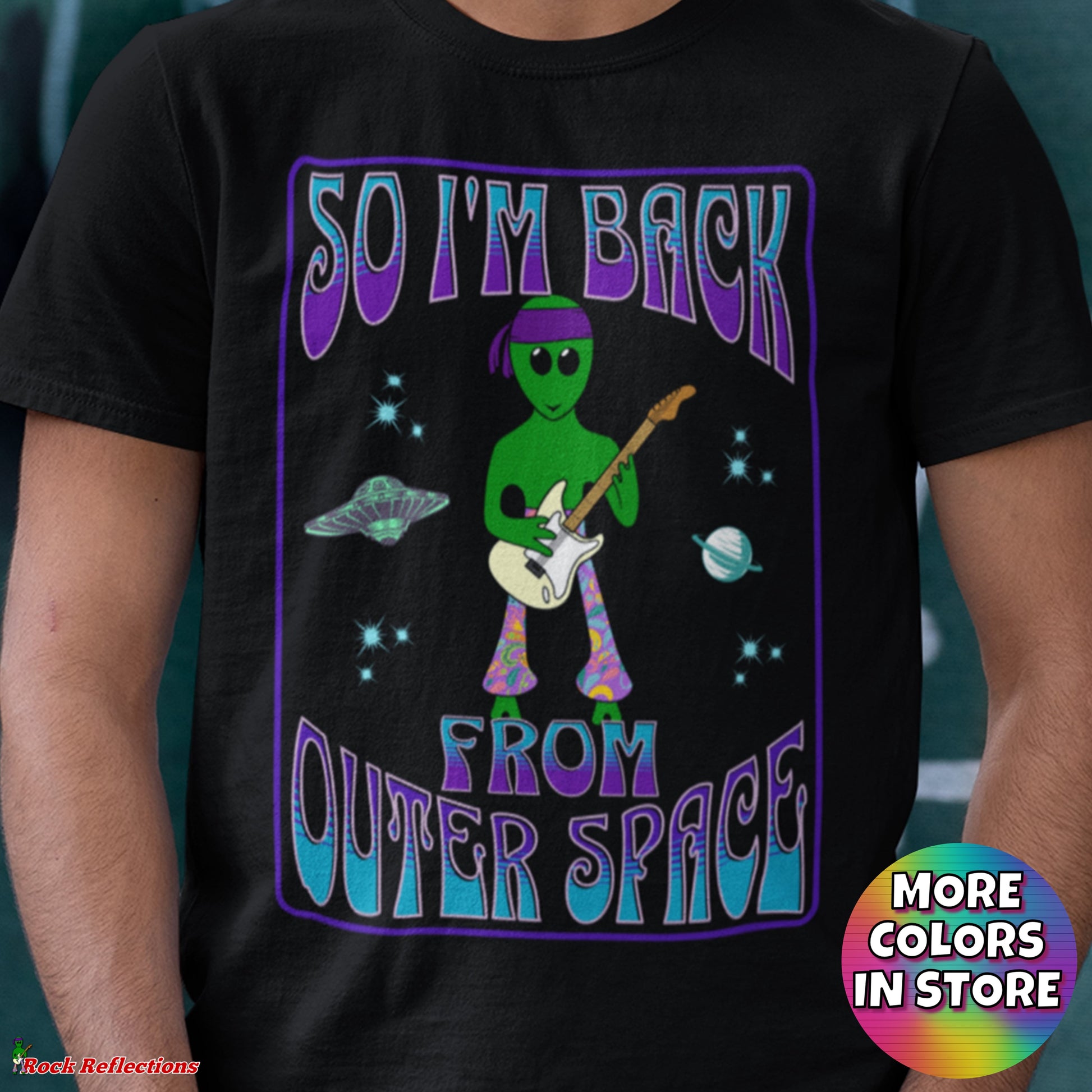 Alien Back From Outer Space T-Shirt SPOD