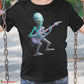 Alien Guitarist T-Shirt SPOD