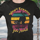 Black Cat Won't Scratch T-Shirt SPOD