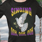 White Winged Dove Singing T-Shirt SPOD