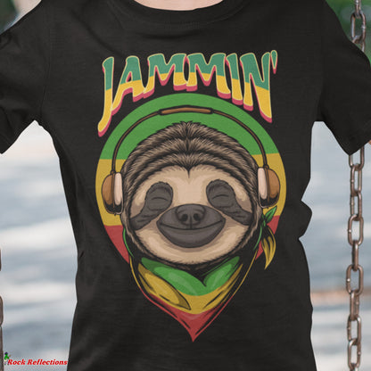 Jammin' Reggae Sloth T-Shirt SPOD