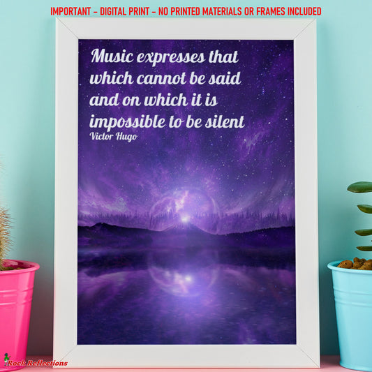 Impossible To Be Silent Music Quote