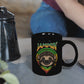 Jammin' Reggae Sloth Black Mug