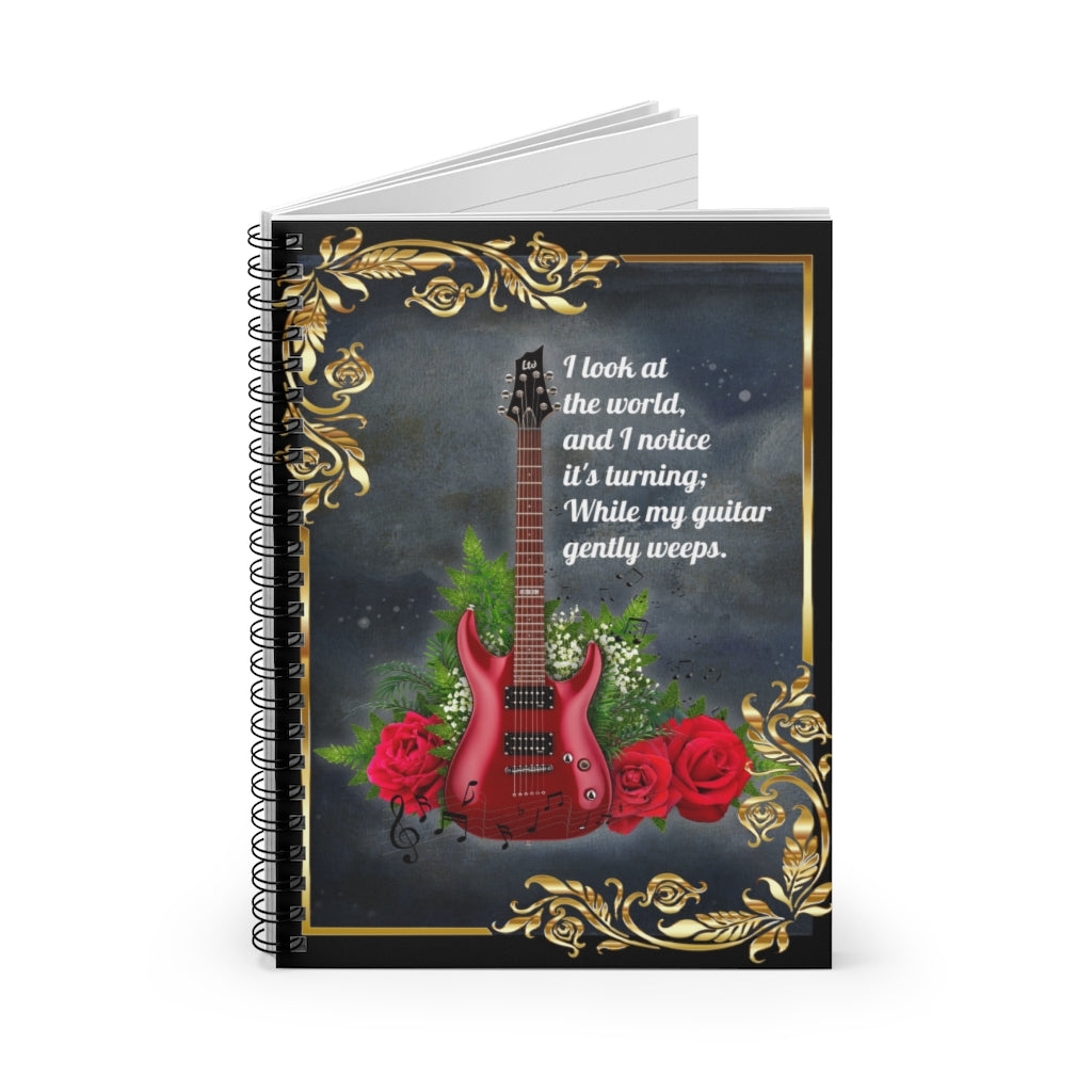 Guitar Gently Weeps Journal & Notebook Printify