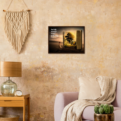 Isn't Life Strange - Music Quote Framed Print Gelato