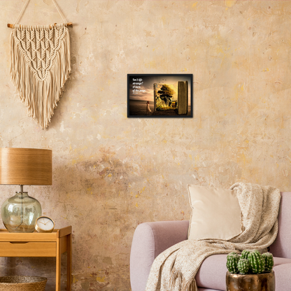 Isn't Life Strange - Music Quote Framed Print Gelato