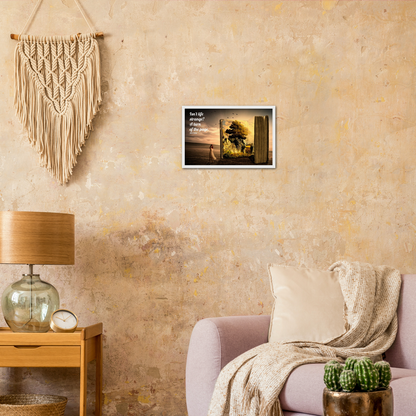 Isn't Life Strange - Music Quote Framed Print Gelato