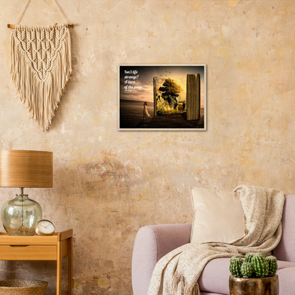 Isn't Life Strange - Music Quote Framed Print Gelato