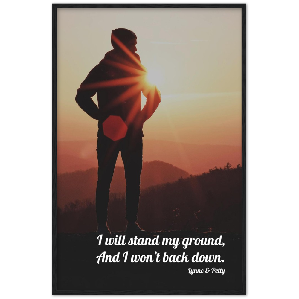Stand My Ground - Lyric Quote Gelato