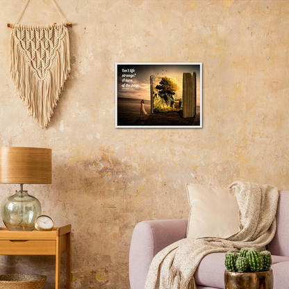 Isn't Life Strange - Music Quote Framed Print Gelato