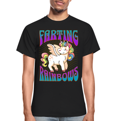 Farting Rainbows T-Shirt SPOD