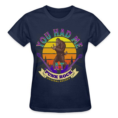 Bigfoot Had Me At Punk Rock T-Shirt SPOD