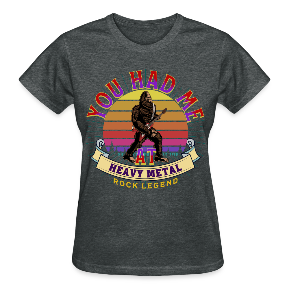 Bigfoot Had Me At Heavy Metal T-Shirt SPOD