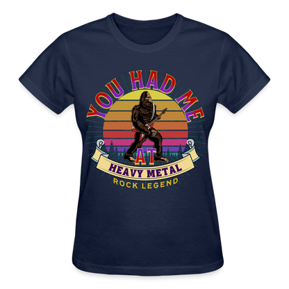 Bigfoot Had Me At Heavy Metal T-Shirt SPOD