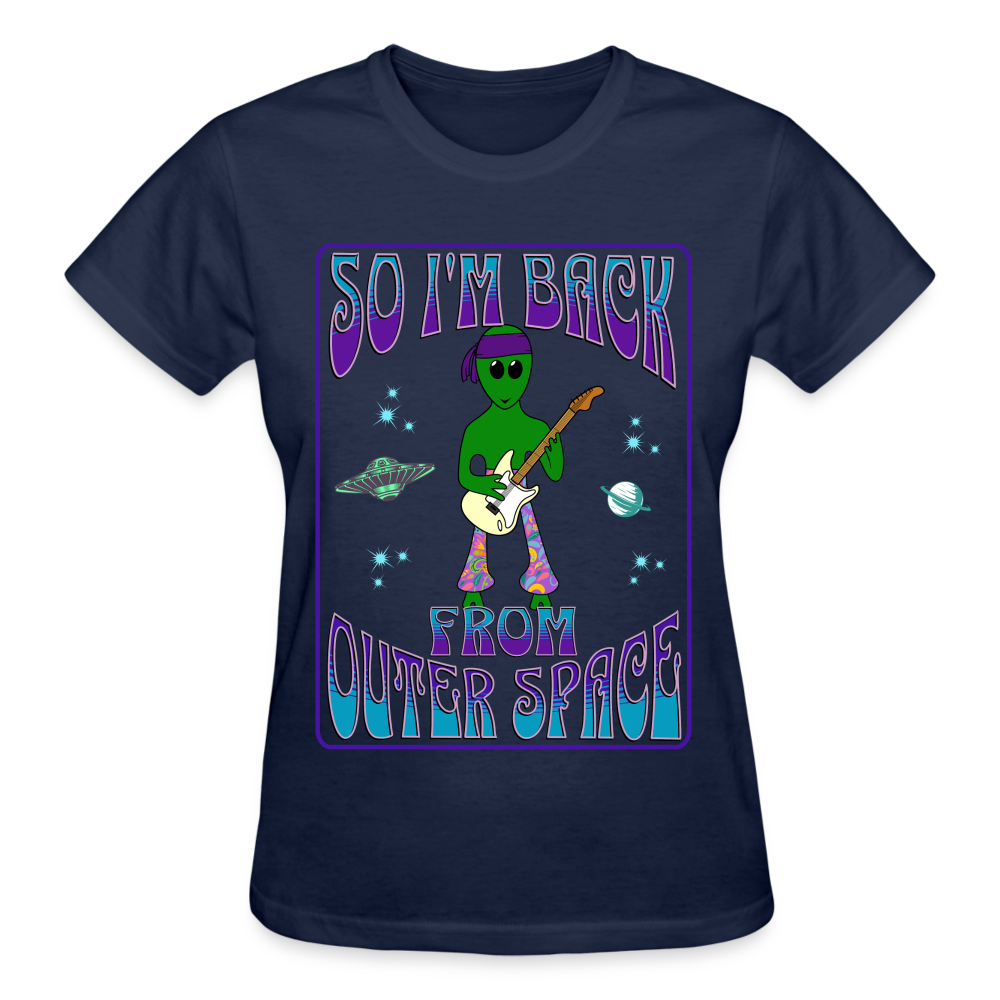 Alien Back From Outer Space T-Shirt SPOD