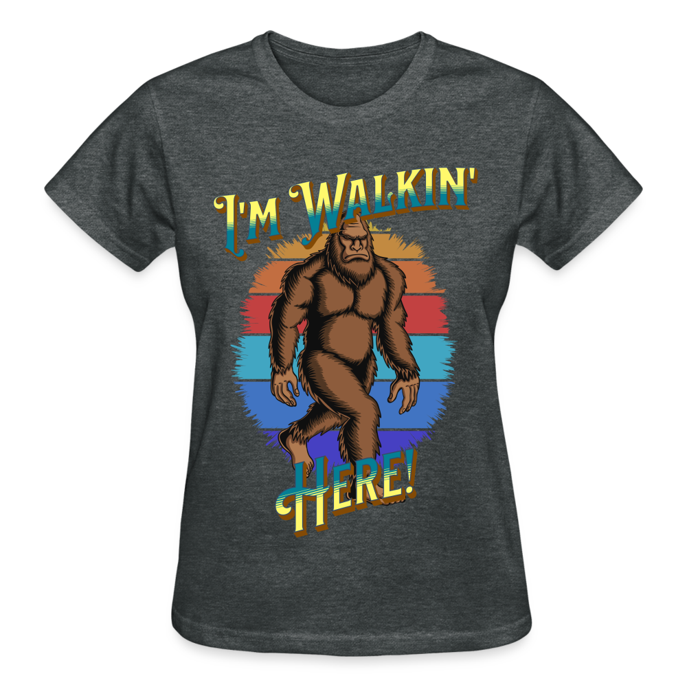 Bigfoot I'm Walkin' Here T-Shirt SPOD
