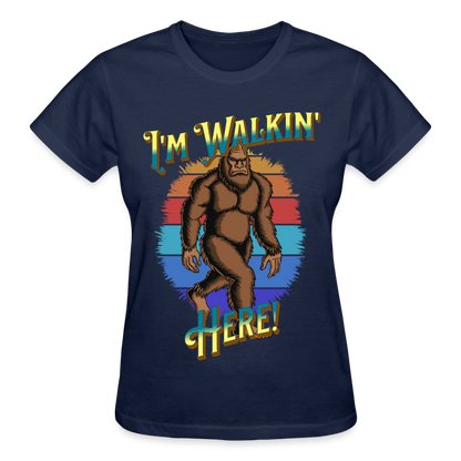 Bigfoot I'm Walkin' Here T-Shirt SPOD