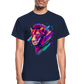 Psychedelic Lion T-Shirt - navy