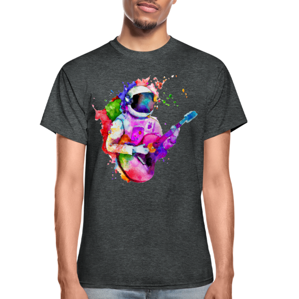 Astronaut Guitarist T-Shirt - deep heather