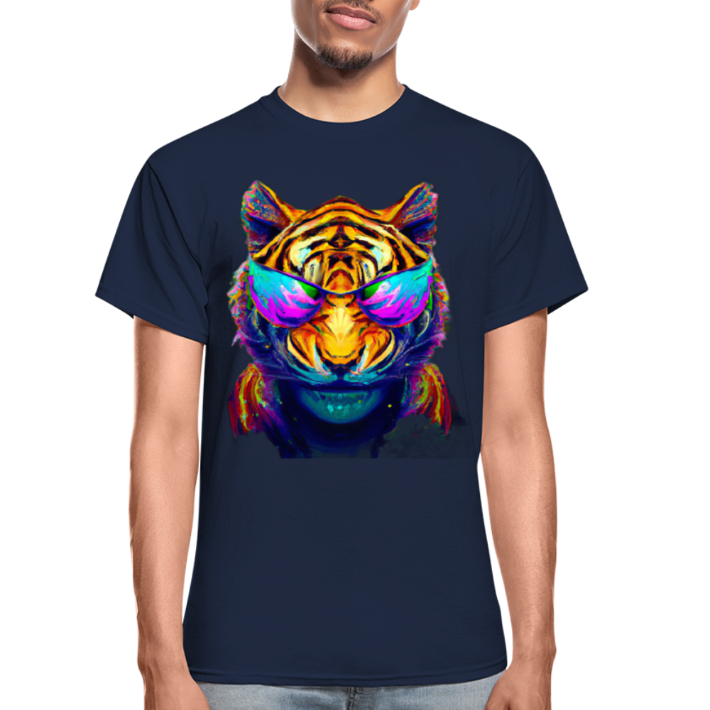 Shadey Tiger T-Shirt - navy