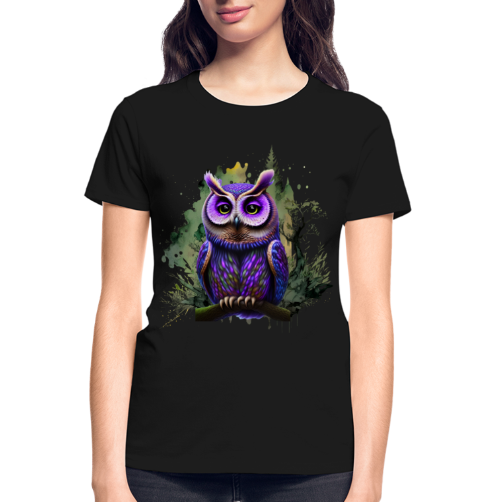 Owl In Forest T-Shirt SPOD